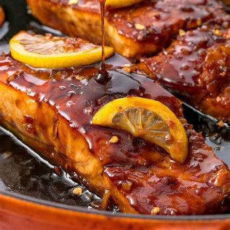 Honey Garlic Glazed Salmon Aussie Seafood House