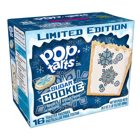 Pop-Tarts Toaster Pastries, Limited Edition Printed Fun, Frosted Sugar
