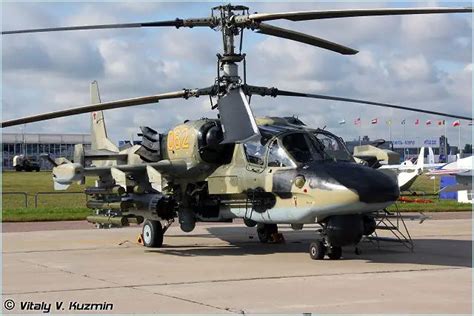 Ka 52 Kamov Alligator Attack Helicopter Data Pictures Video