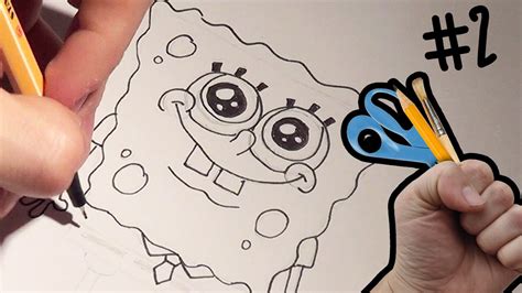Disegnare la figura umana e gli animali di augusto vecchi. Tutorial disegno SPONGEBOB - Come disegnare Spongebob ...