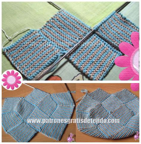 Pasar el hilo o la lana con ayuda de una aguja. Bolso para tejer con dos agujas / Paso a paso | Crochet y ...
