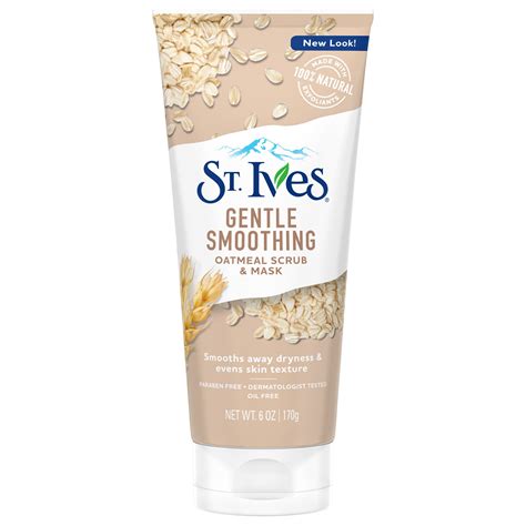 God how i love this job. St. Ives Gentle Smoothing Oatmeal Face Scrub and Mask ...
