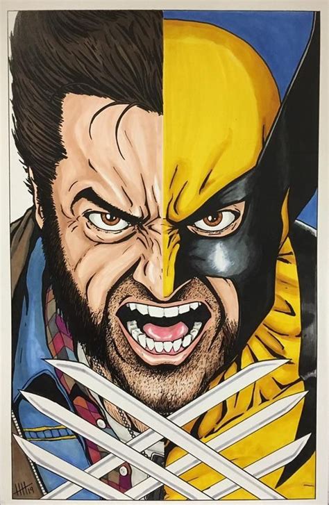 Loganwolverine Transformation 11x17 Fine Art Print Etsy Wolverine