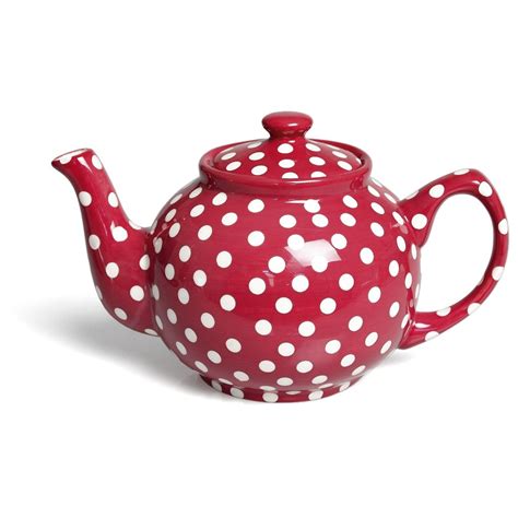 Red Retrospot Traditional Teapot Tea Pots Traditional Teapots Tea