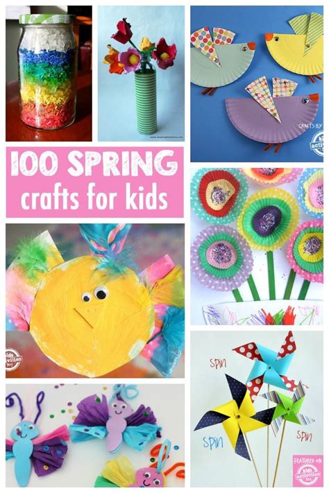 100 Gorgeous And Easy Spring Crafts Kids Will Love Spring Crafts For