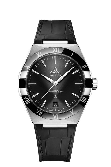 Omega Constellation Co Axial Master Chronometer Black Dial And Black