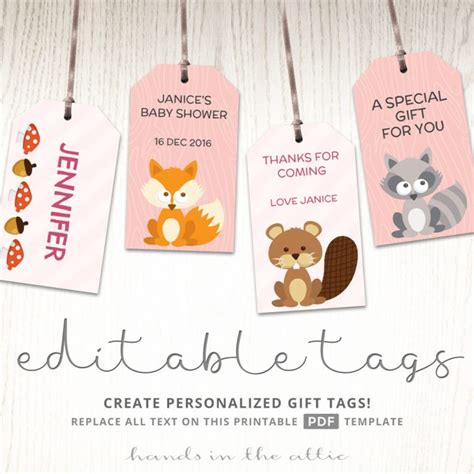 If you want your cards to have the professional treatment, save your files to portable media and work with your local print shop. Printable Gift Tags Archives | Hands in the Attic
