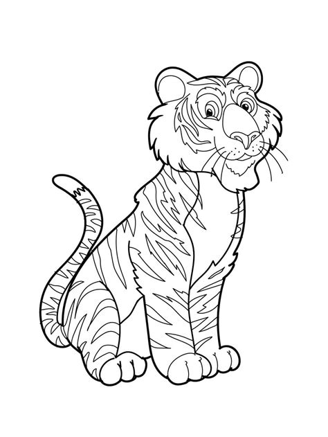 Tigre Incrível para colorir imprimir e desenhar Colorir Me