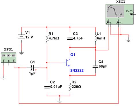 Frequency Modulation Circuit Diagram Using Multisim