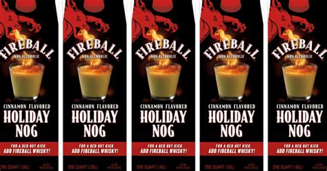 Fireball Is Releasing A Cinnamon Flavored Eggnog Just In Time For The