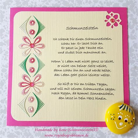 Schmunzelstein text vorlage / schmunzelsteine schmunzelstein karten kommunion geschenke zum abschied. Schmunzelsteine | Kaarten, Draadfiguren, Borduren