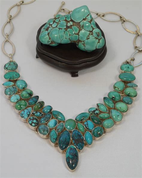 Artisan Turquoise Necklace 2 Turquoise Jewelry Necklace Authentic