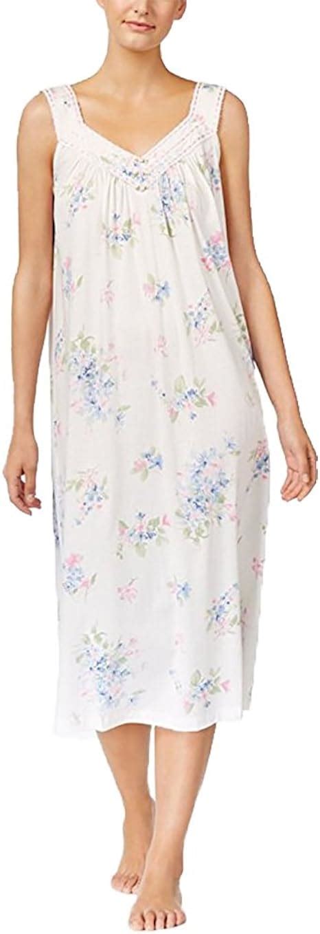 Charter Club Printed Sleeveless Cotton Knit Nightgown Fall Floral Xs At Amazon Womens Clothing
