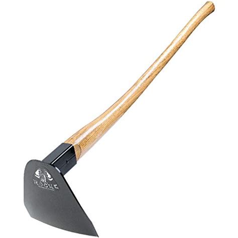 Prohoe Rogue Hoe 40l Curved Hickory Handle 7w Curved Blade Head