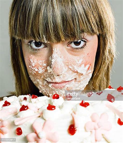 Pie In Her Face Photos And Premium High Res Pictures Getty Images