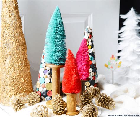 Bottle Brush Trees Diy Whimisical Christmas Decor