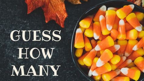 Guess How Many Candy Corn Template