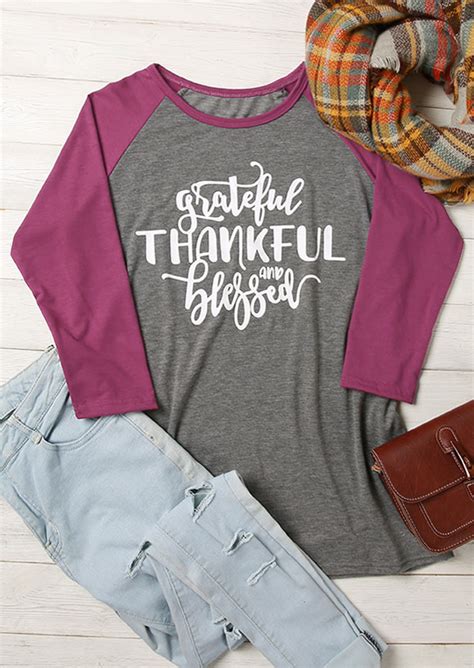 Save on a huge selection of new and used items — from fashion to toys, shoes to electronics. Grateful Thankful And Blessed Baseball T-Shirt - Bellelily