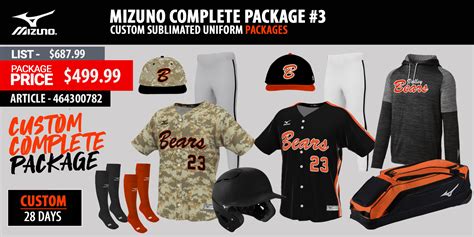 Baseball Uniform Packages Custom Jerseys And Uniforms Create Your Own