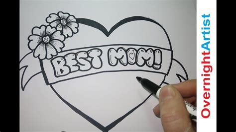 Draw Best Mom How To Draw Best Mom Graffiti Bubble Letters Mothers