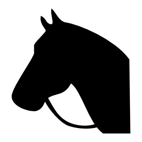 Horse Head Icon Animal Symbol On White Background Vector Illustration