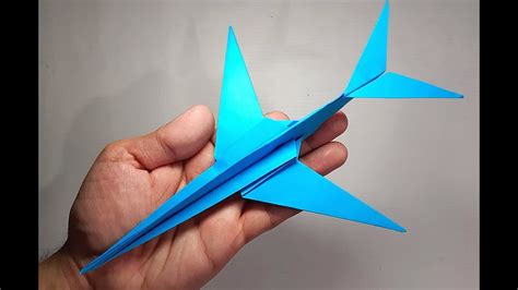 Easy Origami Jet Plane Origami Paper Airplane Easy Beginner Fastest