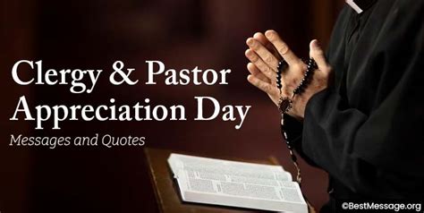 Pastor Appreciation Day Messages And Clergy Quotes