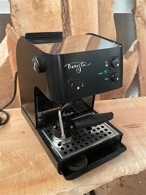 Starbucks Barista Espresso Machine Black Made By Saeco Sin 006 Ebay
