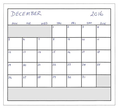 December 2016 Planner Free Stock Photo Public Domain Pictures