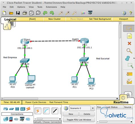 Diseño y simulación de redes con Cisco Packet Tracer Solvetic