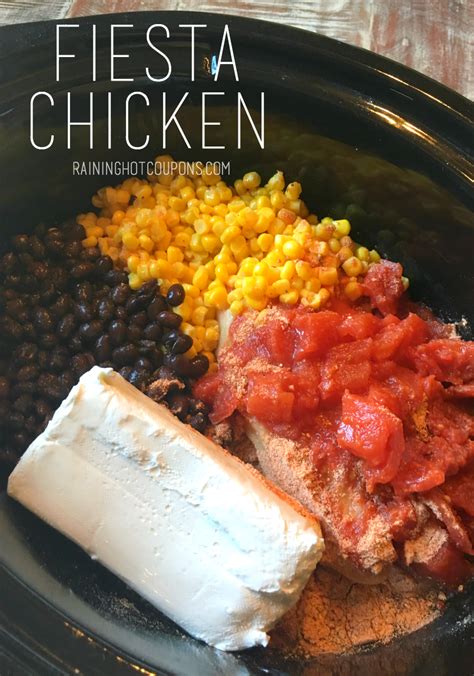 Fiesta Chicken In The Crockpot Recipe
