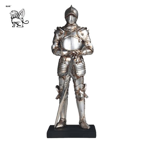 Life Size Medieval Knight Statues Casting Antique Metal