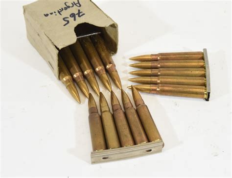 15 Rounds 765 Argentina Ammo In Stripper Clips Landsborough Auctions