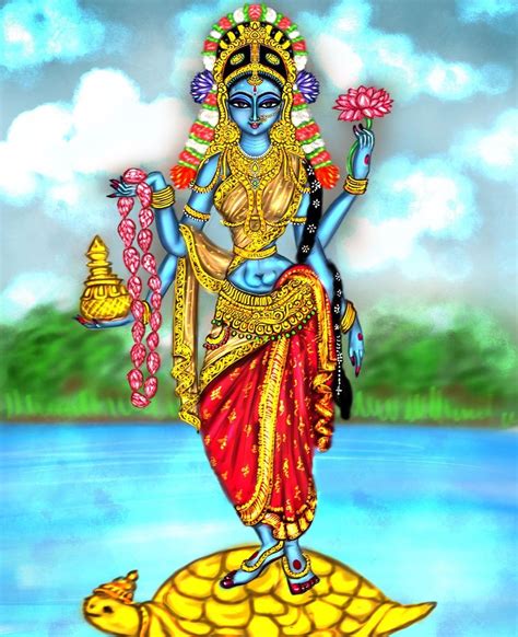Saptha Nadi Series 2river Goddess Devi Yamuna A Art Collab With Andy8