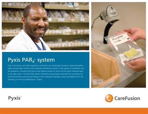 Pyxis Parx System Parx Carefusion