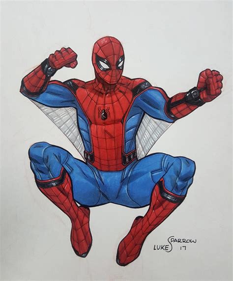 Share your art with us on facebook, instagram, twitter or email for a chance to be featured in our monthly artist spotlight. Spider-Man Homecoming sketch by lukesparrow on DeviantArt