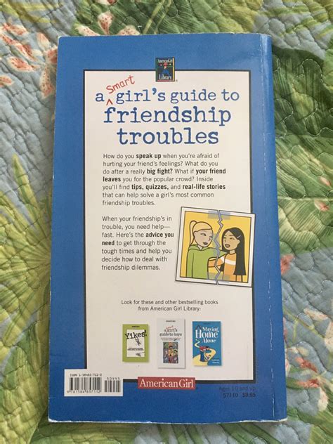 A Smart Girls Guide To Friendship Troubles American Girl M It