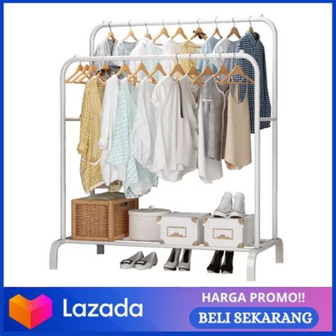 Promo Rak Gantungan Baju Display Butik Bazar Big Stand Hanger Gawang