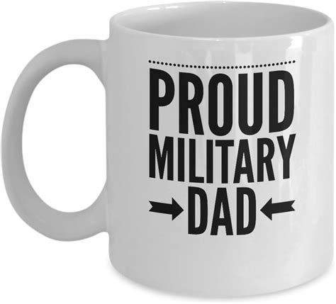 military coffee mugs for men proud dad father s day t 11oz white ceramic