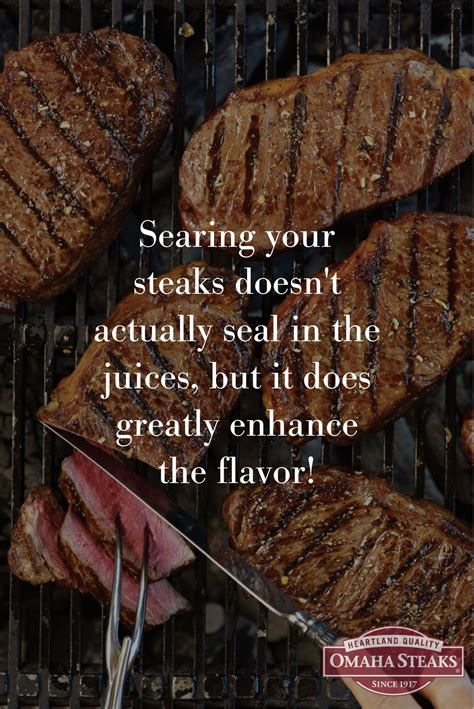 Steak Tips From Omaha Steaks Steak Sides Cooking Tips Cooking Recipes