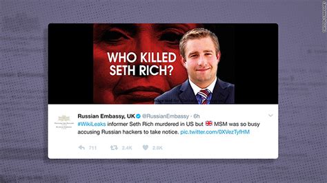 Russian Embassy Promotes Conspiracy Theory On Dnc Staffer S Death After False Fox News Story