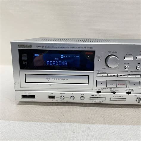 Teac Ad Rw900 Cd Compact Disc Recorder Reverse Casette Deck Usb Darmowa