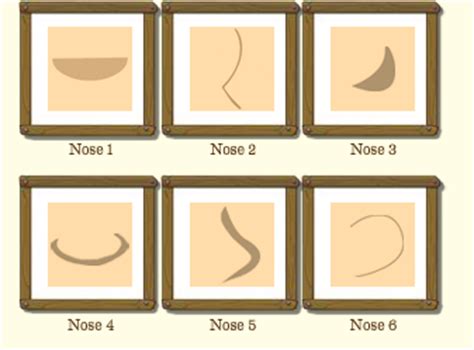 The shape of the nose is determined by the nasal bones and the nasal cartilages. Nose Types | FrontierVille Wiki | FANDOM powered by Wikia