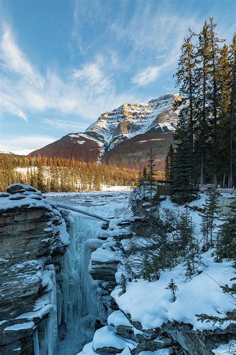 Frozen Athabasca Photograph By J F Wolford Fine Art America