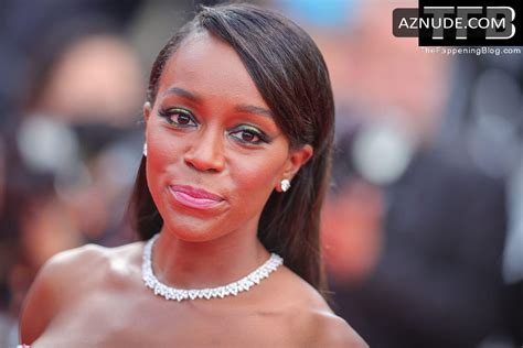 Aja Naomi King Sexy Seen Showing Off Her Hot Tits At The Annual Cannes