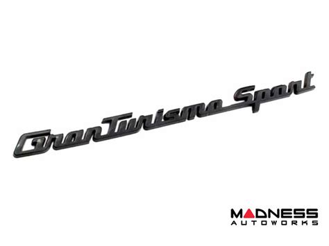 Maserati Custom Emblem Granturismo Sport Gloss Black Finish