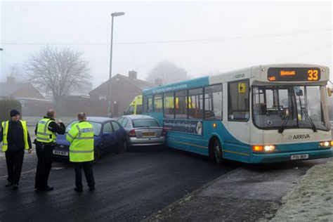 Buses Crash Minutes Apart In Cannock Express And Star