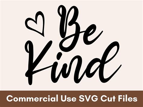 Be Kind Svg For Shirts Be Kind Svg Files For Cricut Be Kind Etsy