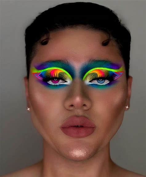 rainbow bright creative makeup looks beats 1 tips colorful makeup artistic make up