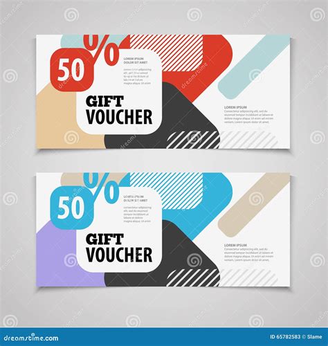 Abstract T Voucher Or Coupon Design Template Voucher Design Blank